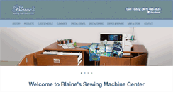 Desktop Screenshot of blainesewing.net